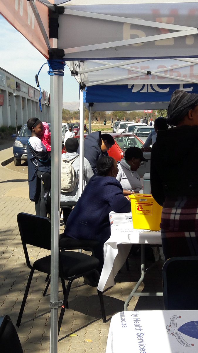 SMU_PHPM's tweet photo. We're at it AGAIN, in our backyard #GaRankuwaCityComplex for our Immunisation Catch Up #WozaNabantwamaBakho #VaccinesWork #ReachEveryChild https://t.co/A1Fg81woDq