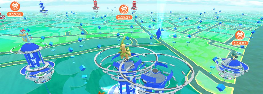 ポケモンgo攻略 Gamewith Auf Twitter 仲良く御三家レイドが職場から見えるジムで並んでいたのでパシャリ 横画面でポケモンgoをプレイする裏技はこちら ポケモンgo T Co G5lb0fzutp T Co Olkqcd4yjh Twitter