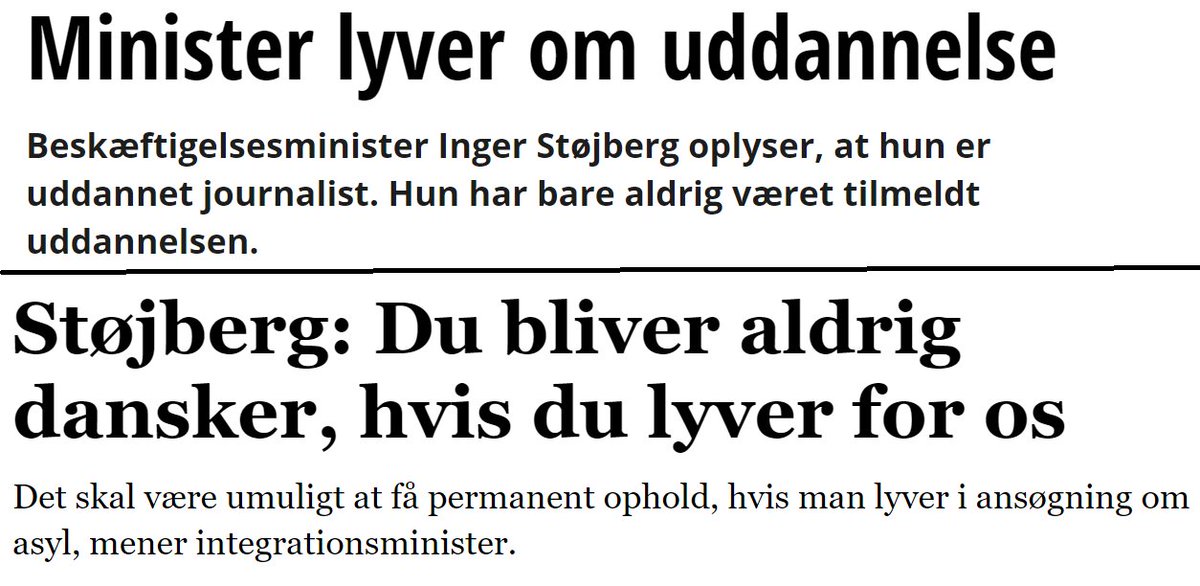 ThomasRohden's tweet photo. Lyvende minister fortæller at man ikke kan blive dansker hvis man lyver... interessant #dkpol https://t.co/lXMCOjD4VE