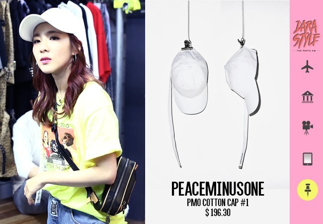 Dara Style On Twitter Spotted Dara All Broadcasting In The World Wearing Peaceminusone Pmo Cotton Cap 1