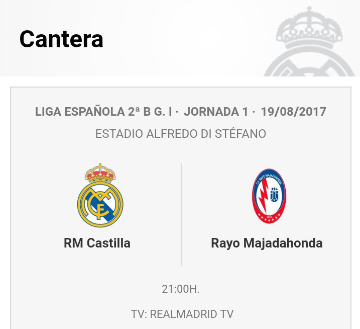DavidCasadoDC's tweet photo. Hoy es el día!!, a las 21:00 comienza la temporada del Real Madrid Castilla, ilusión y trabajo la dinámica del día a dia
#TodosConElCastilla https://t.co/QdhcMI2vHC