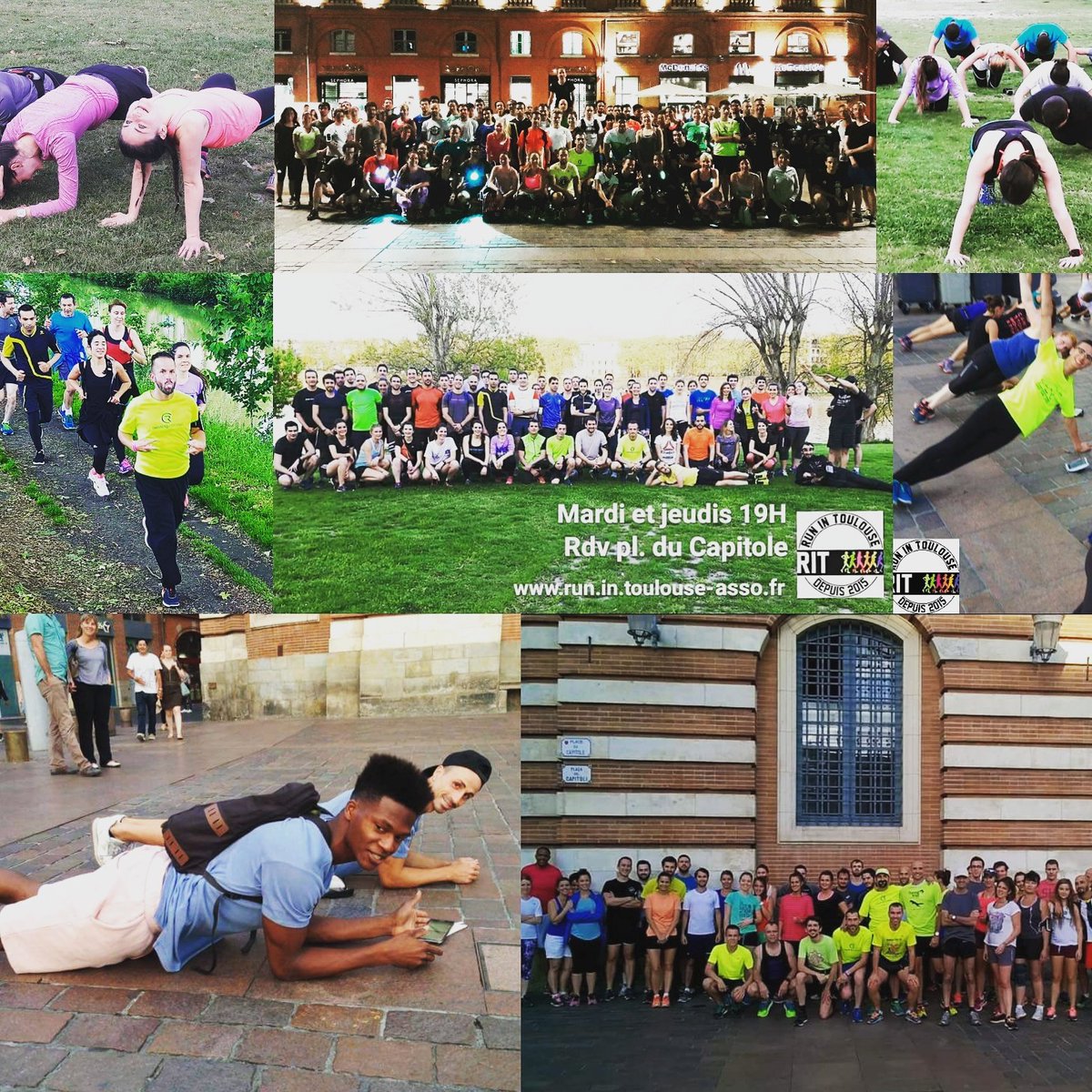 runintoulouse's tweet photo. [#running #toulouse #runintoulouse] Viens #courir avec nous à #Toulouse,sessions #fitness,tous niveaux,ambiance 100% https://t.co/veuoSTv5hZ https://t.co/jeadGvKgbv