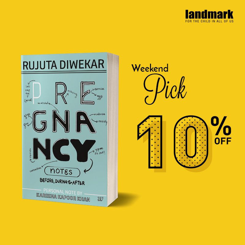 MisbuStores's tweet photo. Understand the dos &amp; don’ts before,during &amp; after pregnancy from the expert @RujutaDiwekar as she pens down in her new book #PregnancyNotes https://t.co/NkGN7H5TjB