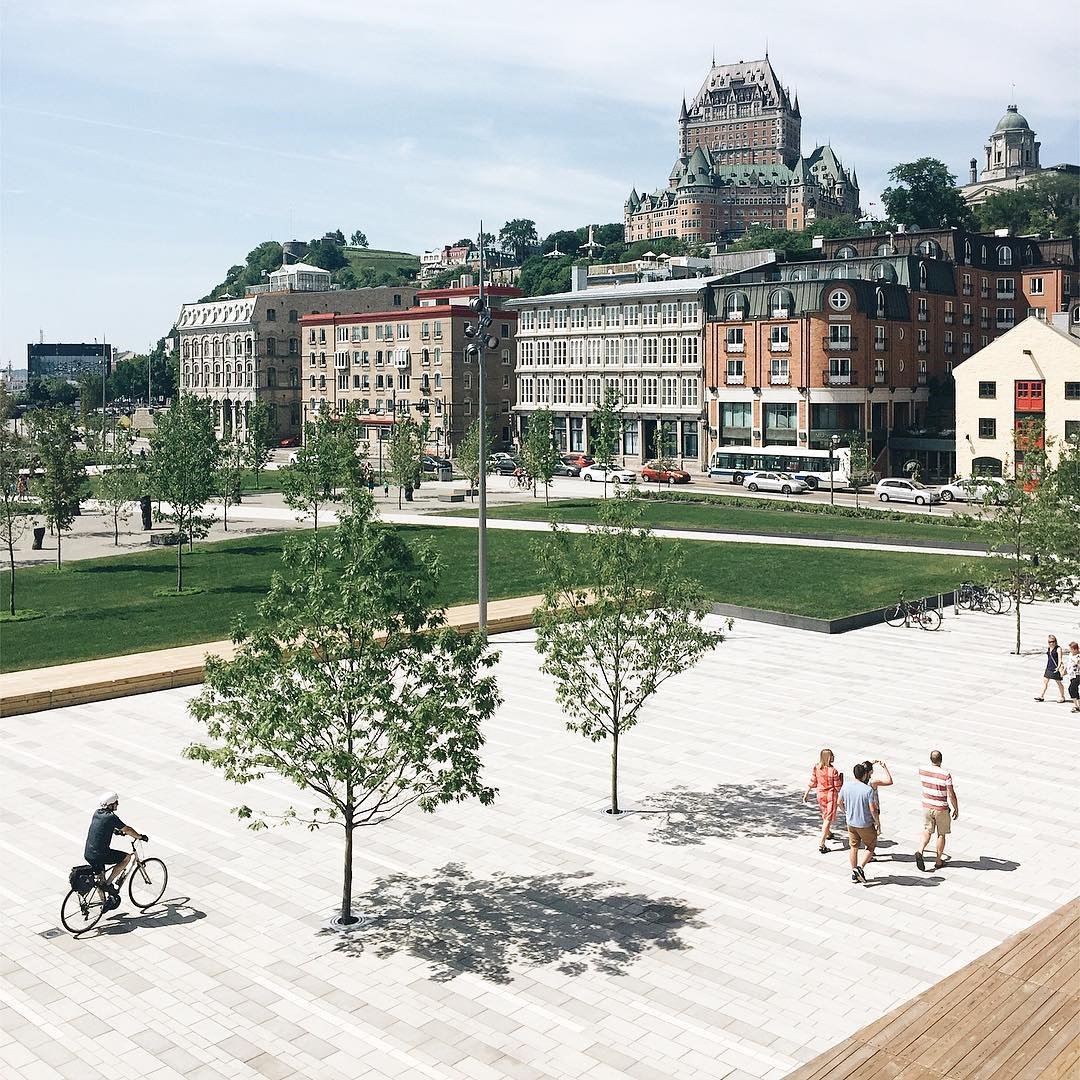 CanadaAlgeria's tweet image. The newly completed Place des Canotiers is now the largest public space in Old Quebec. 📷: hallefranck/IG 📍: @quebecregion  #ExploreCanada