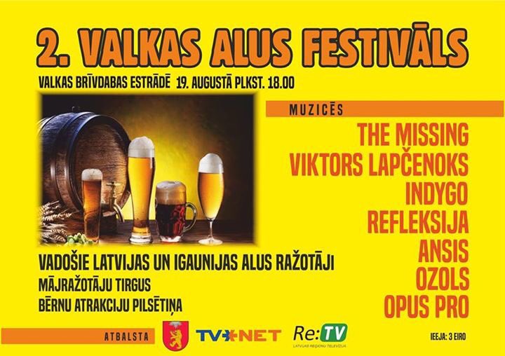 Šovakar Valkā būs skaļi un par to gādāsim kopā ar <a href="/indygo_band/">Indygo</a> un citiem!