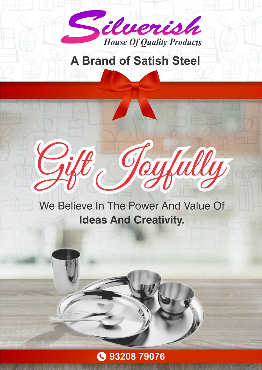 Silverish55's tweet photo. Innovative Gifts for Family, Staff & Corporate events.
We are #Authorized #Distributor
#Silverish #giftingideas #customizedgift
π 9320879076 https://t.co/l5wgcT6Ydt