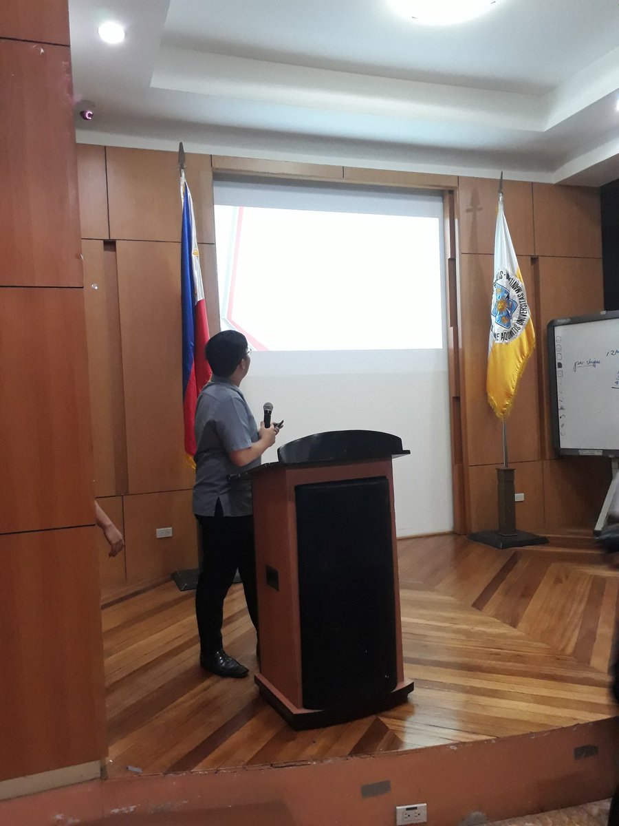 UST_CLSC's tweet photo. Our President, Jonathan Santos, introducing our CLSC & Executive Committees 17"-18" πΉ
#CLSCTheHuntIsOver
#CLSCGeneralAssembly
#CLSCArtemis https://t.co/s3ngVSVmOr