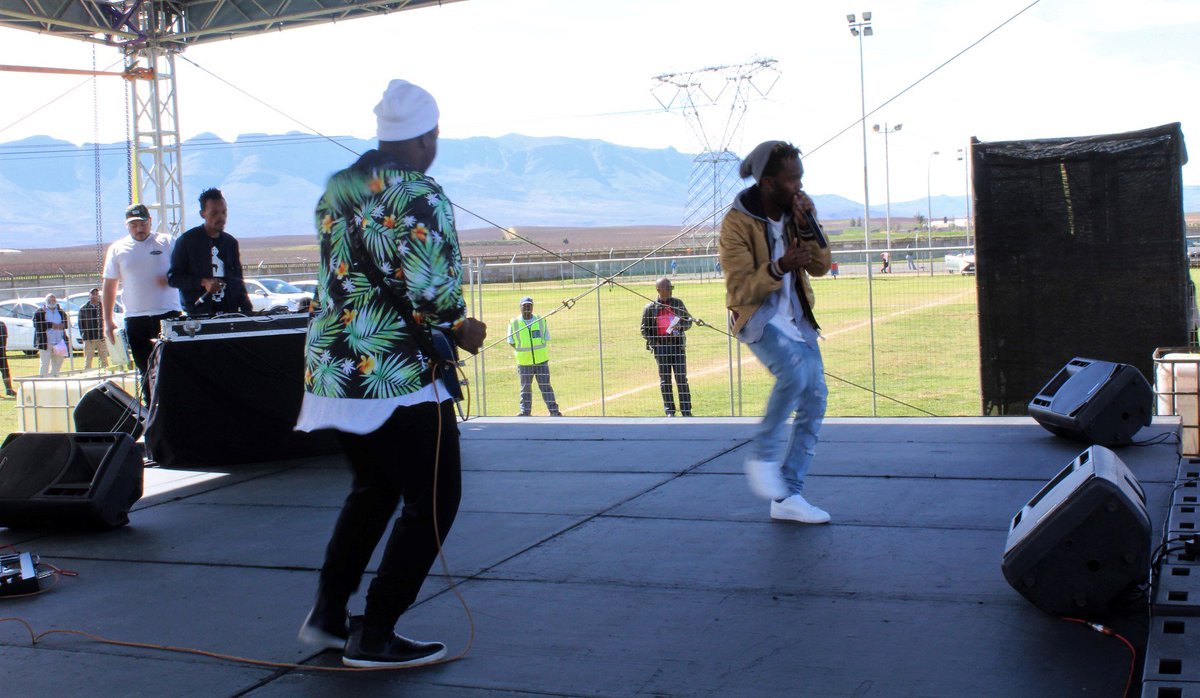 ICASA_org's tweet photo. We are still live at the Bella Vista Sports Fields. Interacting with the community - with @KwestaDaKAR @Lord_Veezus #Get2KnowICASA https://t.co/SlIF7HToQC