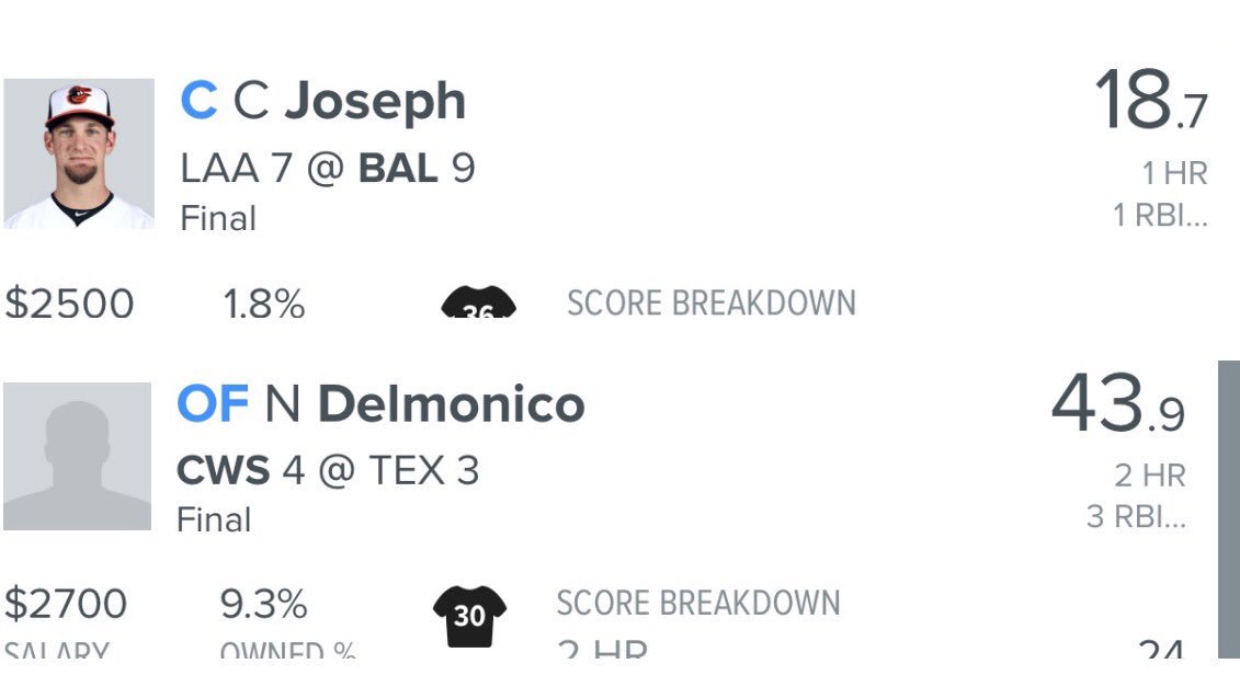 havoc_ny's tweet photo. How were we on these teams at such low ownership? Hop in slack we will hook you up 💥 @An1Fantasy https://t.co/W9LB2C7mDH