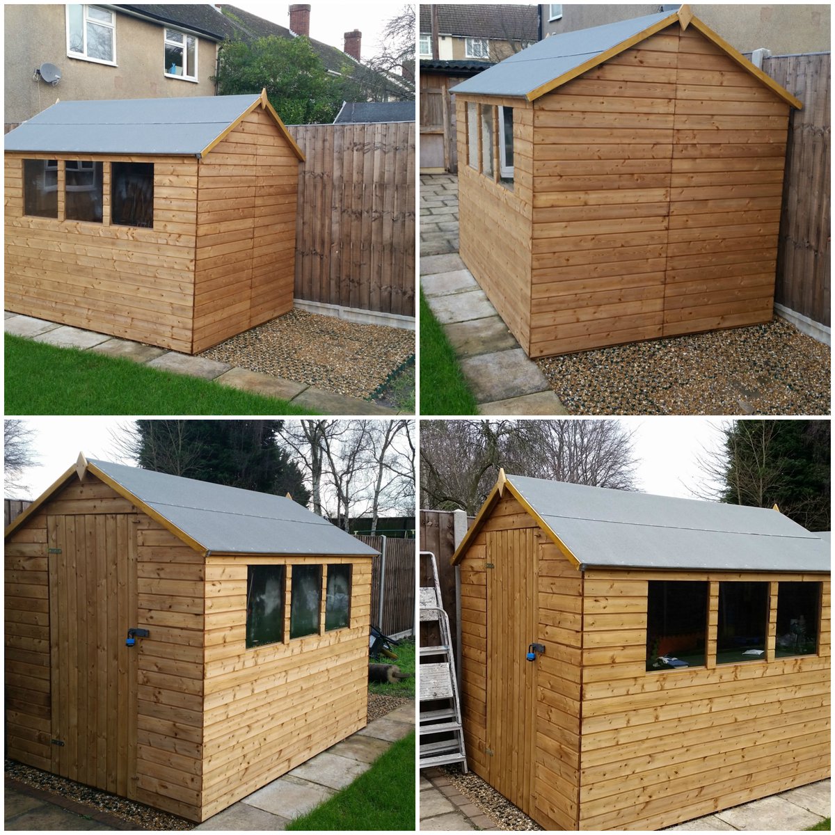 We pressure treat our #sheds to ensure they are free from rot and insect infestation for up to 10 years - we guarantee it!