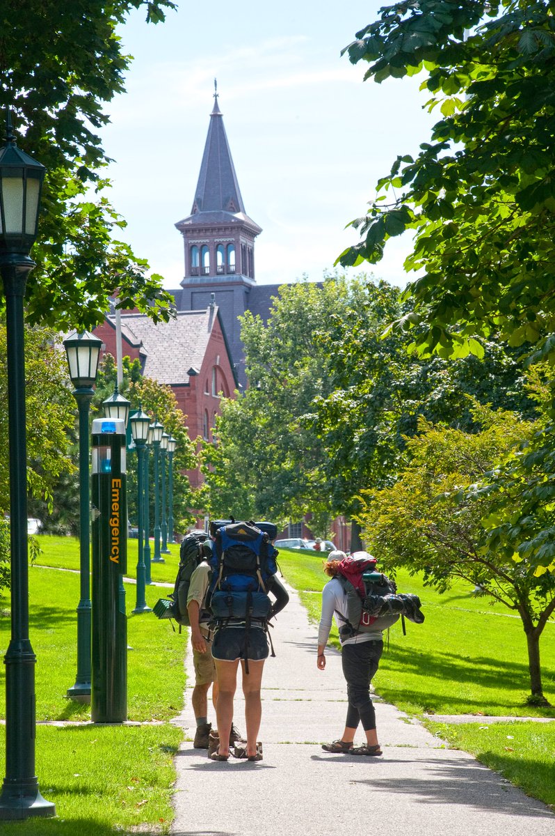 uvmvermont's tweet photo. Wishing our TREKKIES a great week! 14 groups of students will explore the wilderness & do service before the year begins #UVM2021 #UVMTREK https://t.co/OQ8xfkEPjm