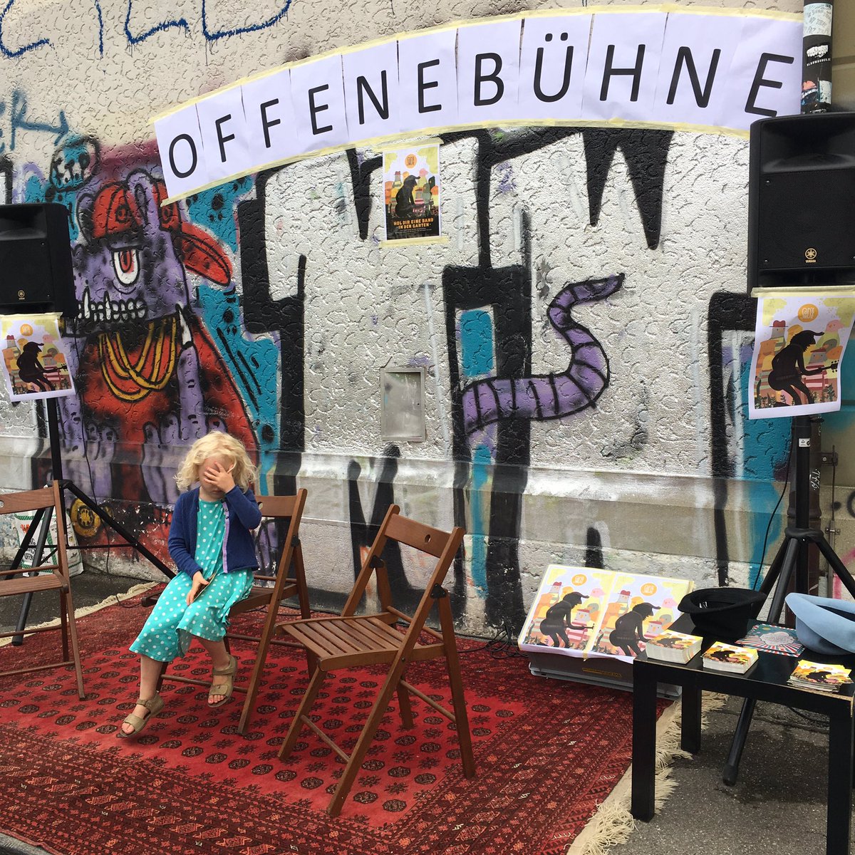 Scène ouverte: prêt à accueillir les artistes du festival <a href="/lesondete/">Le son d'été</a> à la Lorrainechilbi!