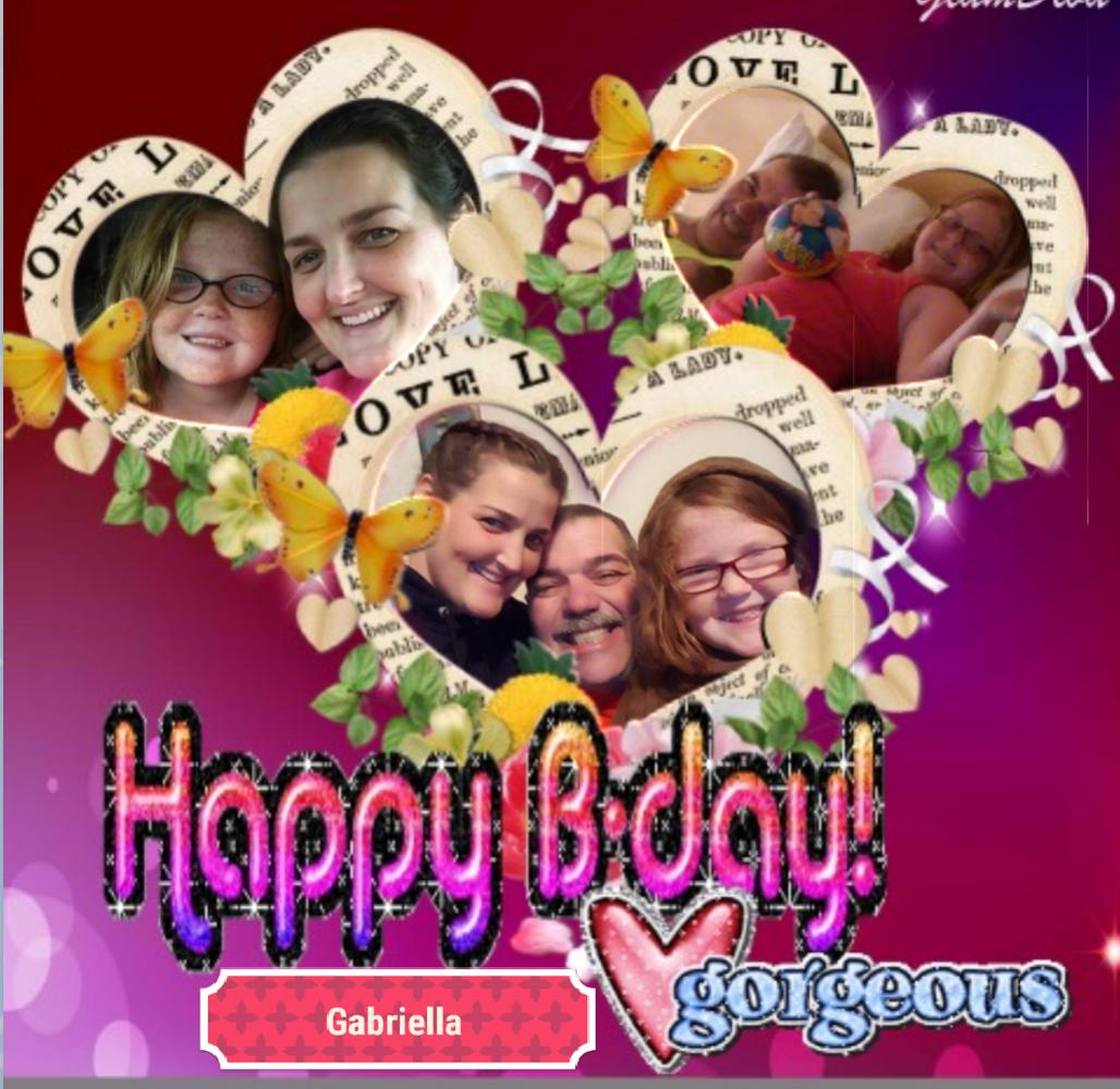 Happy 10th Birthday to our Niece Gabriella Aunt Gwen and Uncle Kevin love you and hope you have a good day 