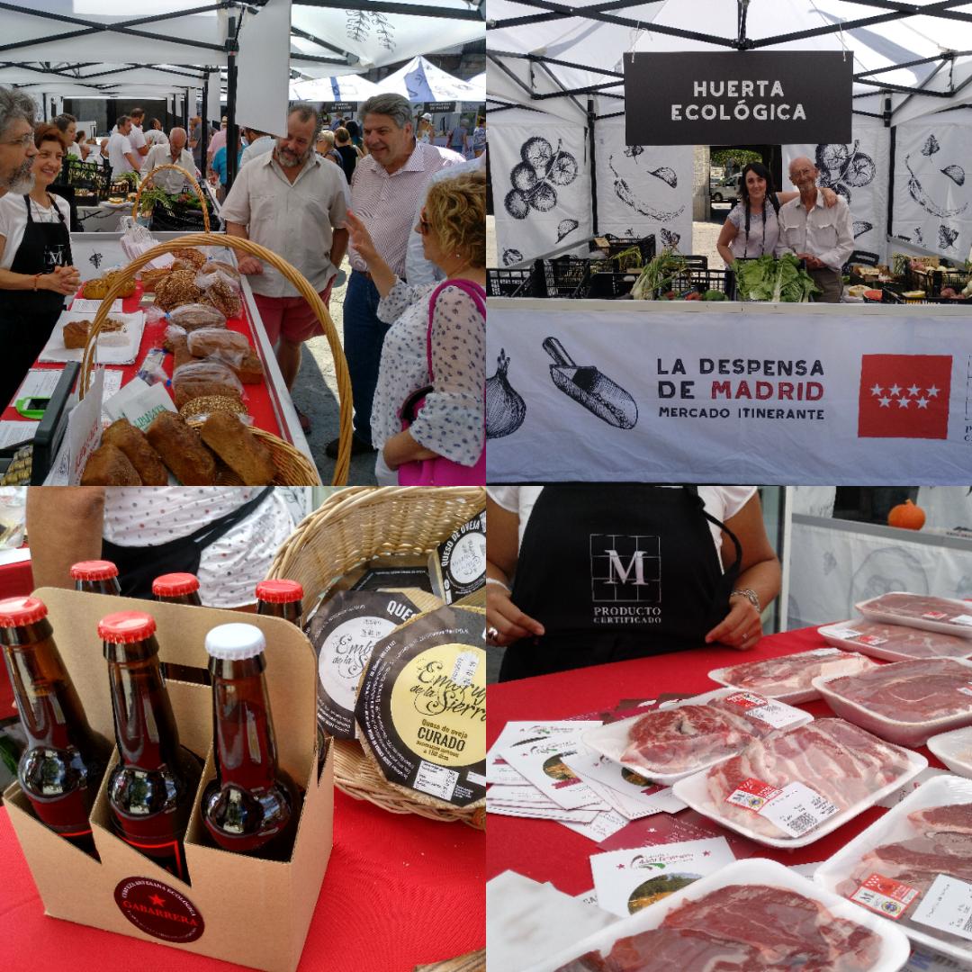 Gran variedad de #productosdemadrid en #Guadarrama con #ladespensademadrid  . Vente a probarlos 😉😊👌
#mercadoitinerante