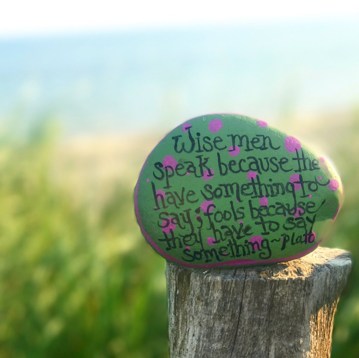 theKindnessrock's tweet photo. Words matter, choose them wisely. #bekindtooneanother #thekindnessrocksproject #makekindnessrocks https://t.co/8Z5bHYOoYp