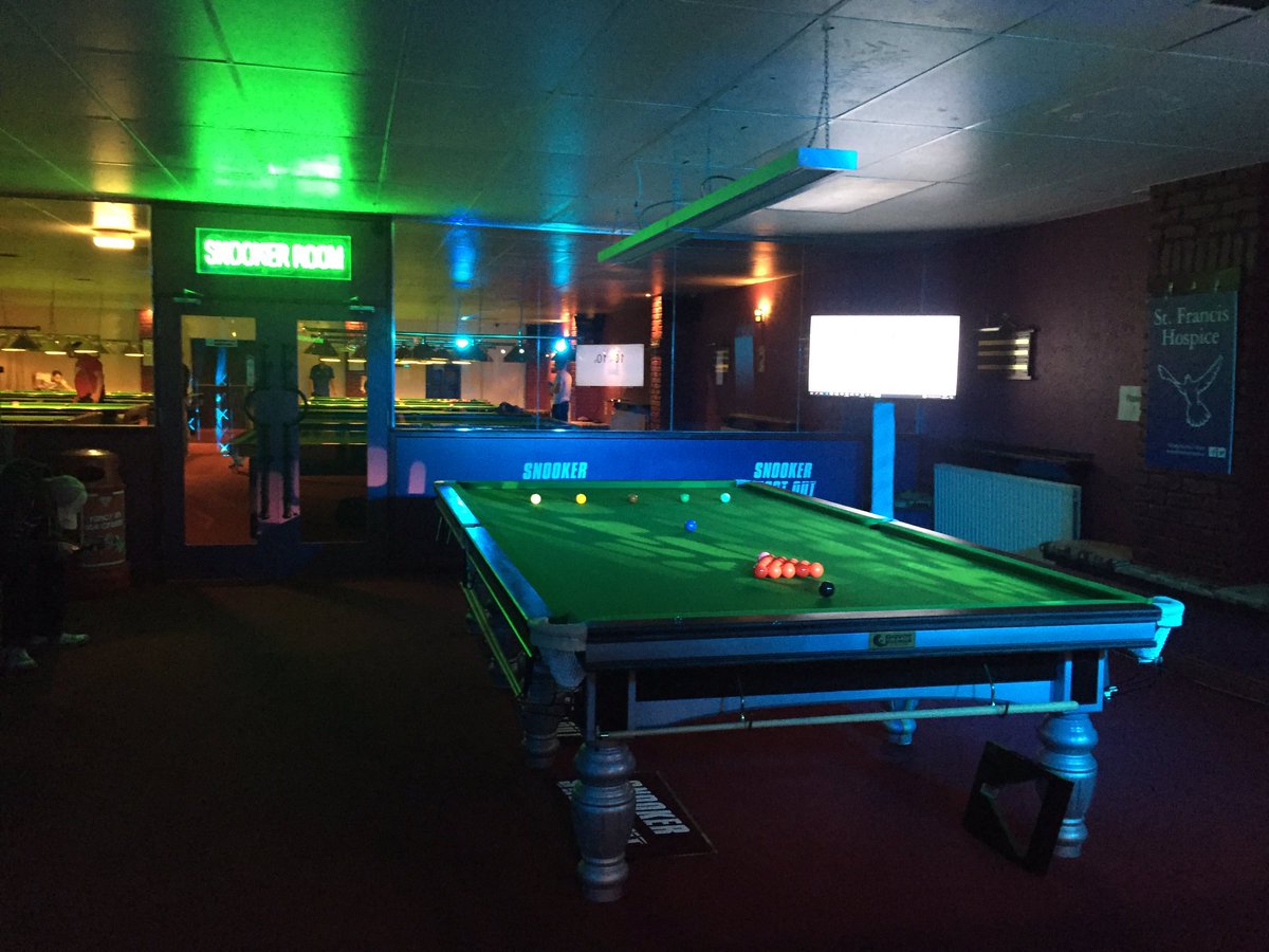 ShootoutSnooker's tweet photo. The #SnookerShootout kicked off last night. https://t.co/YJcvDnpvta