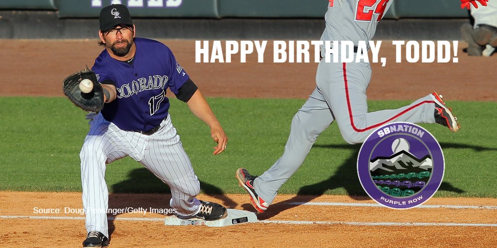 Happy 44th birthday to former 1B Todd Helton! 
