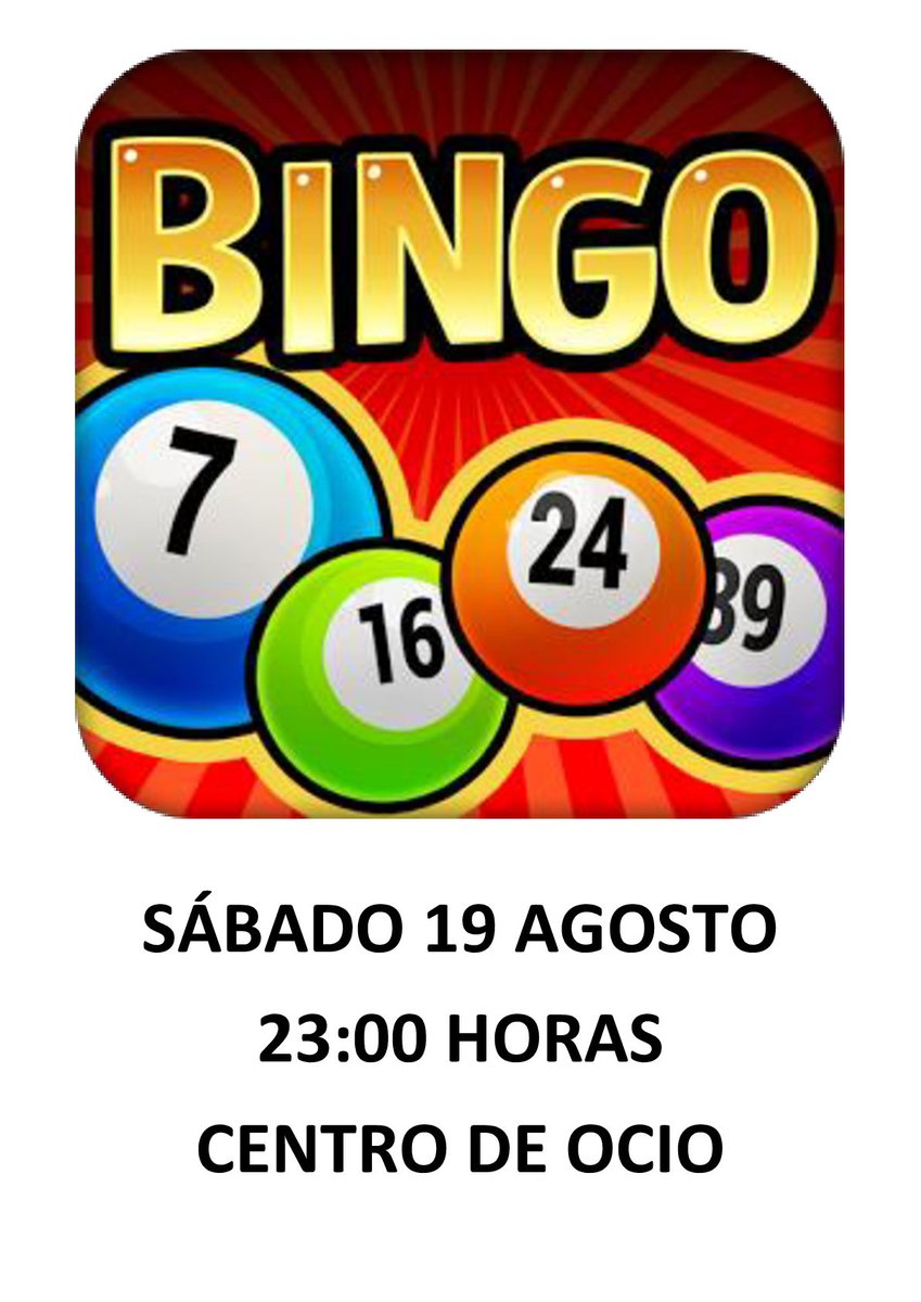 VENIRSE, QUE HOY TAMBIÉN HAY BINGO