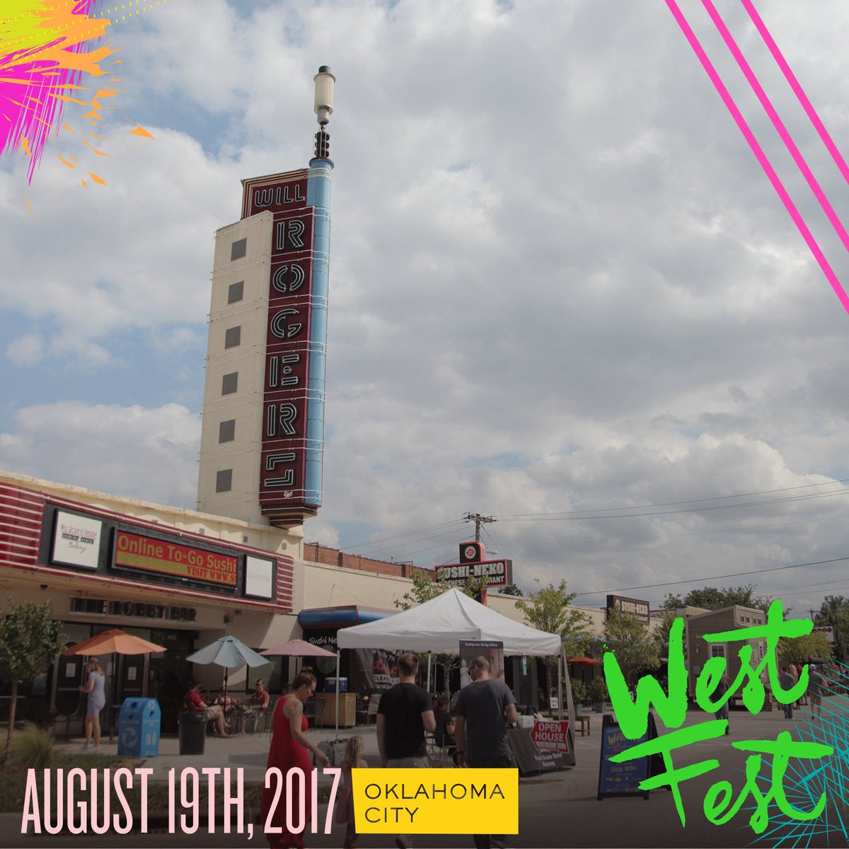 westfestok's tweet photo. #WestFestOK is starting NOW! Start heading down to @WesternAvenue for live music, #FatTire beers, food trucks, pop-up shopping and more! https://t.co/VZvX7i6BuO