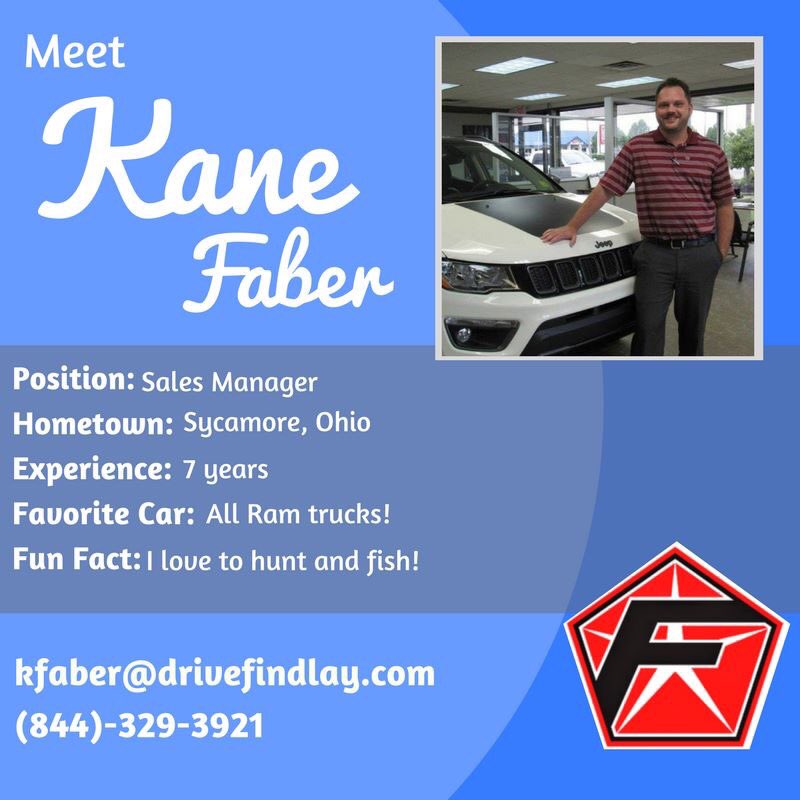 DriveFindlay's tweet image. Meet our sales manager Kane, who is passionate about fishing, hunting, and making sure you #drivefindlay with a vehicle from our dealership.