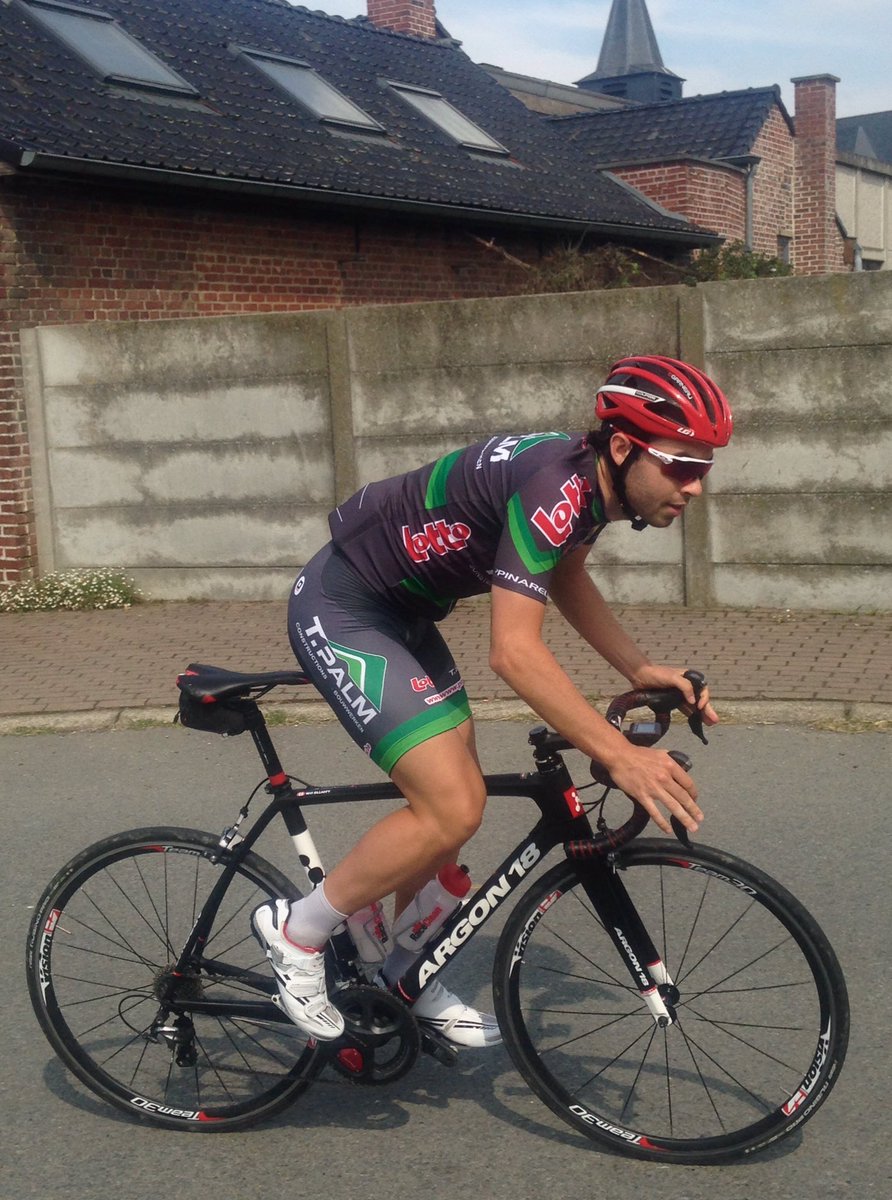 TorontoVeloClub's tweet photo. Good job @edward__walsh, stagiaire at #TPalm, for picking up the KOM and Pavées jersey at #RVOV after 3 of 5 stages. He sits 4th on GC. https://t.co/KOlaRnrkvt