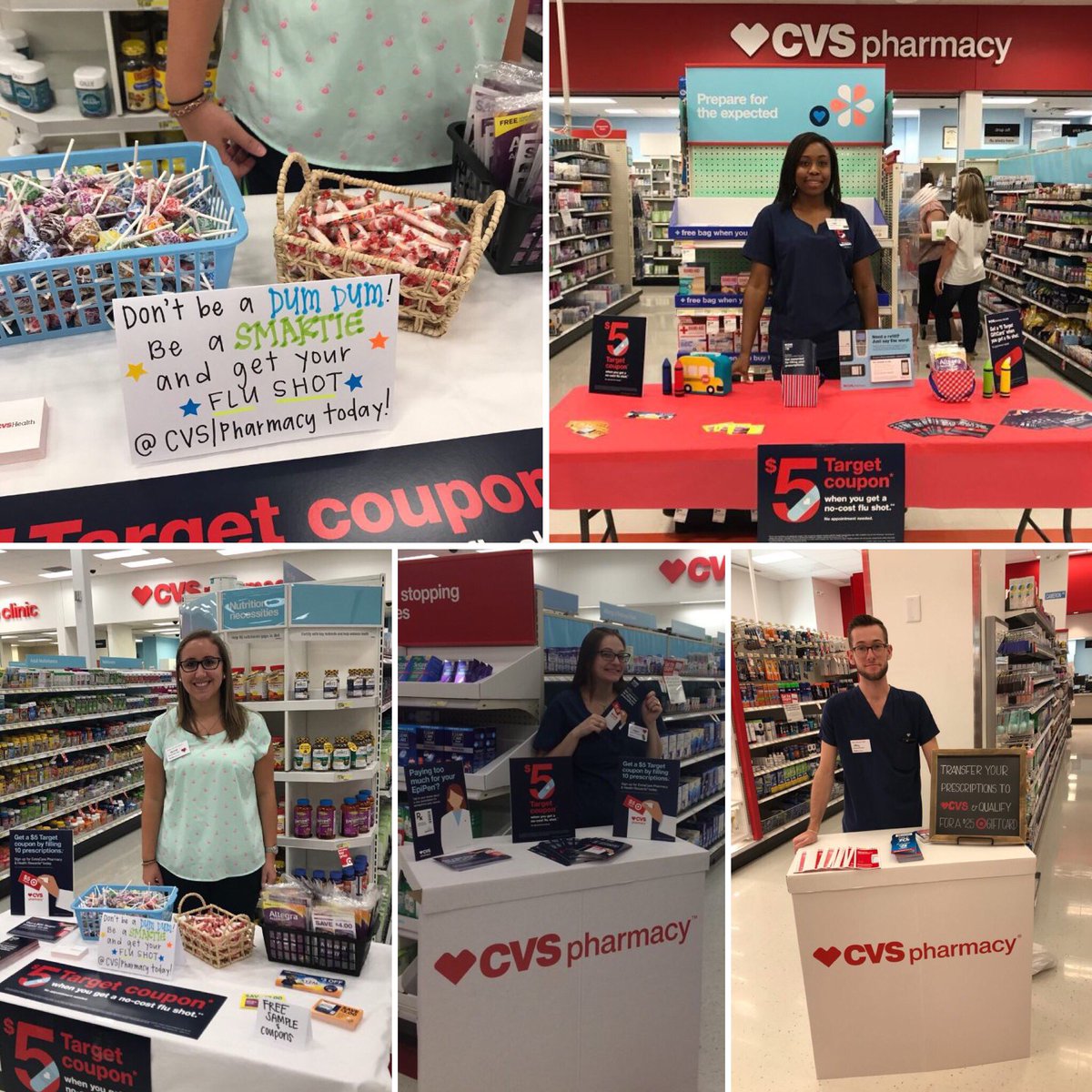 RxZach's tweet photo. Stop by your CVS inside Target in Raleigh for your flu shot today!! #D2FluCrew #Purpose @AmyLorincy @abcaskey_tony https://t.co/ZjuBTEyC9A