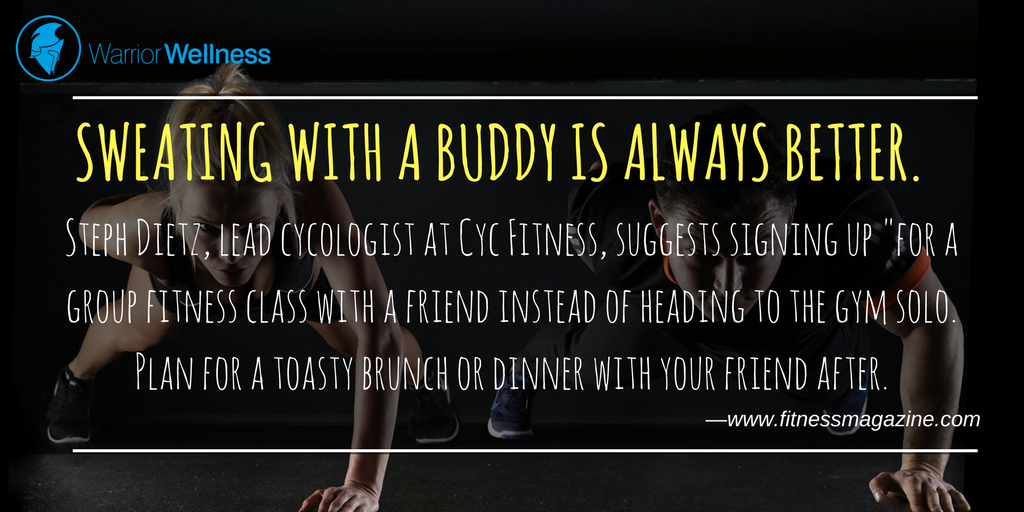 warriorwellAU's tweet photo. Sweating with a buddy is always better. #warriorwellness https://t.co/OAYFMTLZ6e