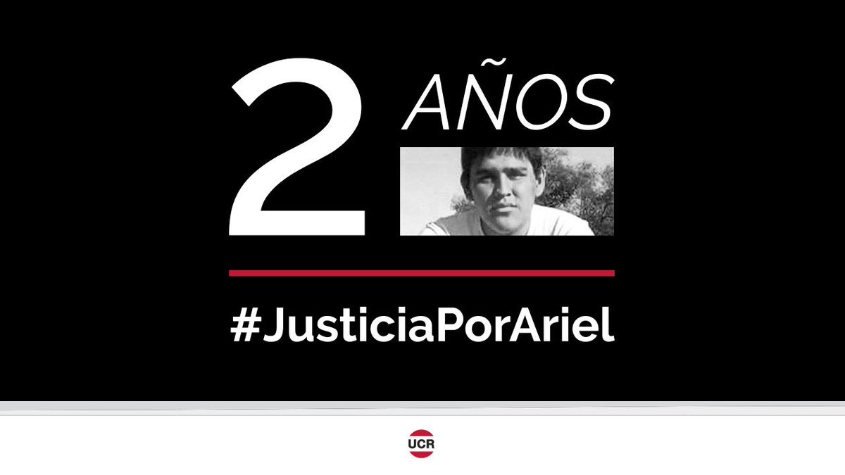 UCRNacional's tweet photo. No olvidamos. Hoy se cumplen dos años del asesinato de Ariel Velázquez, militante Radical jujeño. Seguimos exigiendo #JusticiaPorAriel https://t.co/1HJ5Wx3XEI
