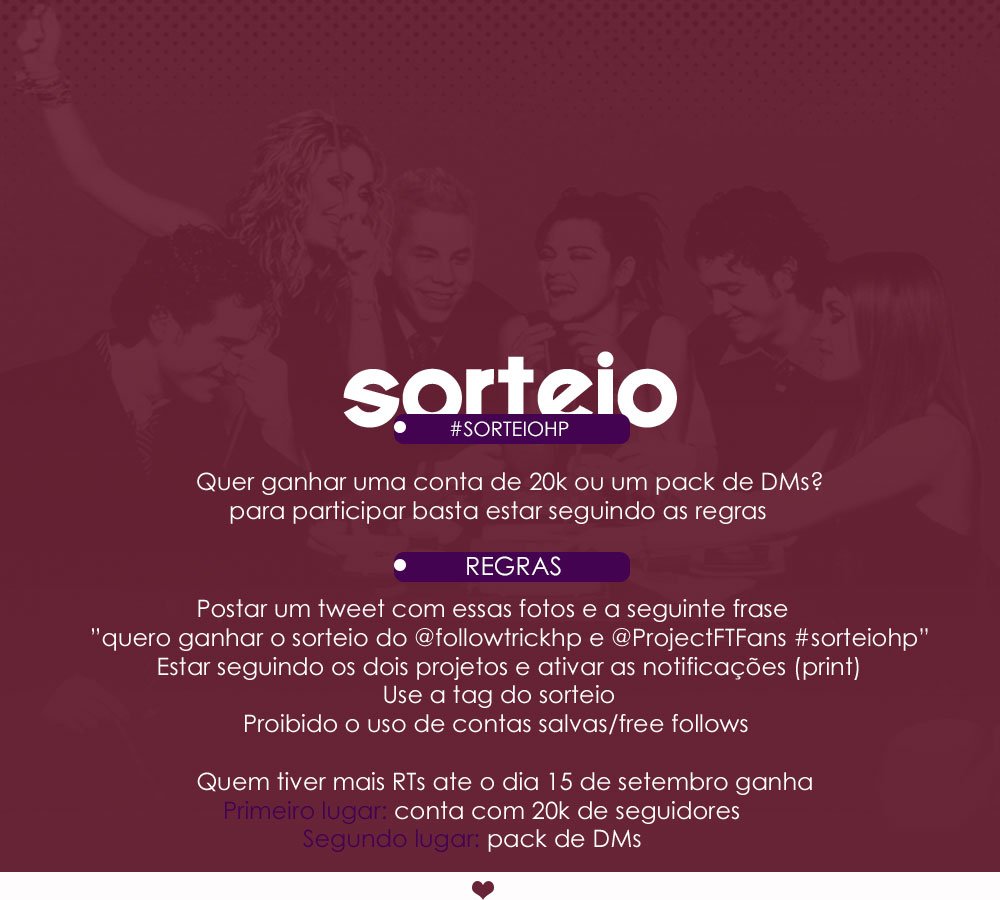 Raism05's tweet photo. Quero ganhar o sorteio do @followtrickhp @projectFtFans #sorteiohp https://t.co/5H9ewqUK3K