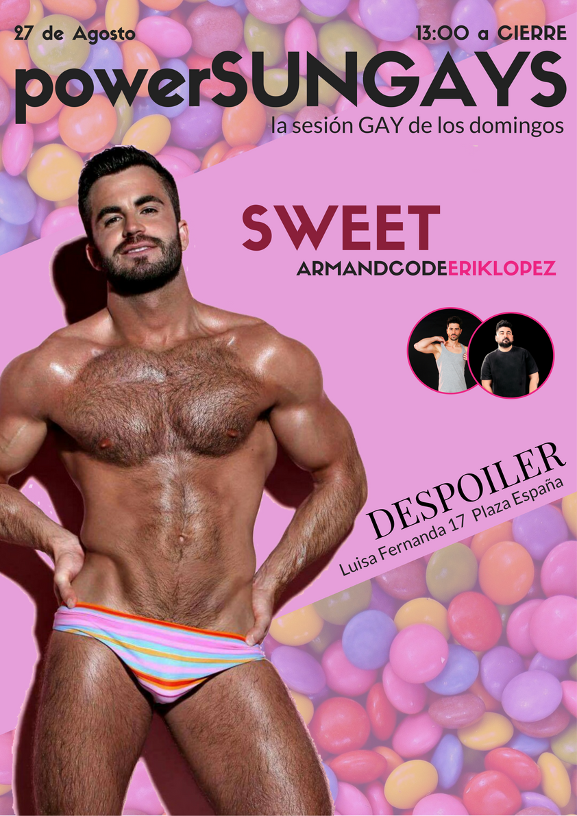 PubDespoiler's tweet photo. ¡Dulces Regresos!
Vuelve Power SunGays nuestra Matinal Gay de los DOMINGOS
Muchas novedades por contar... https://t.co/R0hmE4BTKx