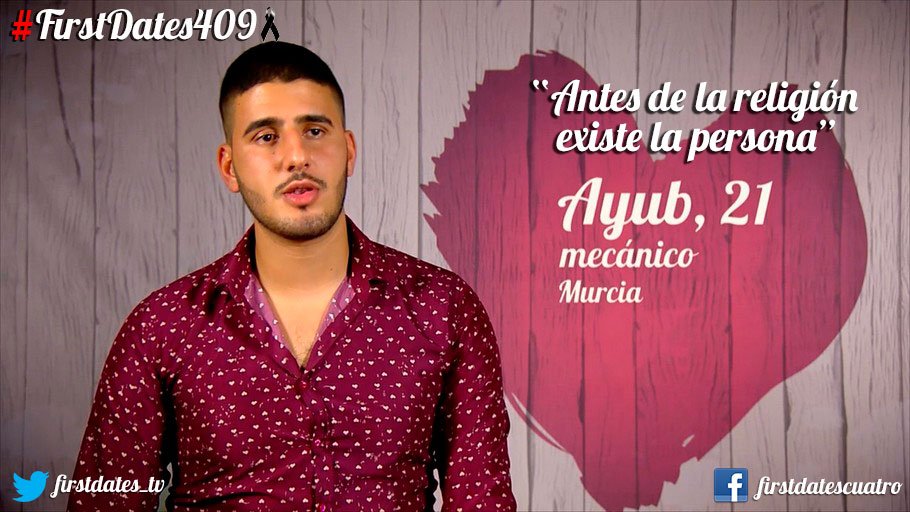 firstdates_tv's tweet photo. Ayub no pudo esconder su sorpresa #FirstDates409 https://t.co/RVkMGPINF8 https://t.co/LWuEWYBzjy