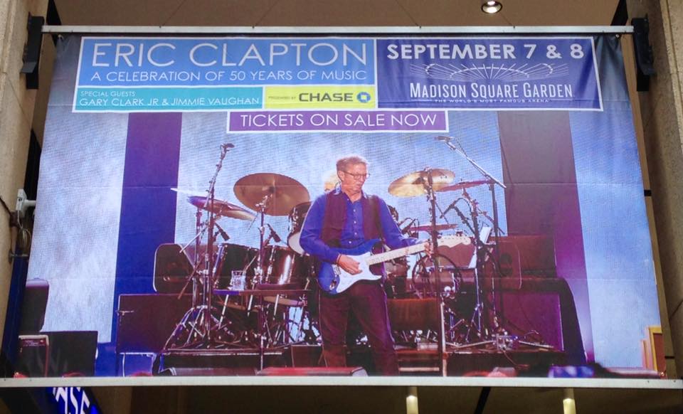 NYC is getting ready for EC! Huge sign outside Madison Square Garden went up this week. Tix at Ticketmaster.com. See you there!
