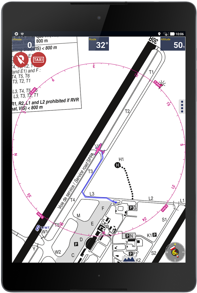 droidfa's tweet photo. Le nouveau mode "taxi" de Flight Assistant se présente plutôt bien, non ?

Vol de test @ LFMT.

https://t.co/q5uD2glENV

#avgeek #Pilot https://t.co/VaajTuBdQi