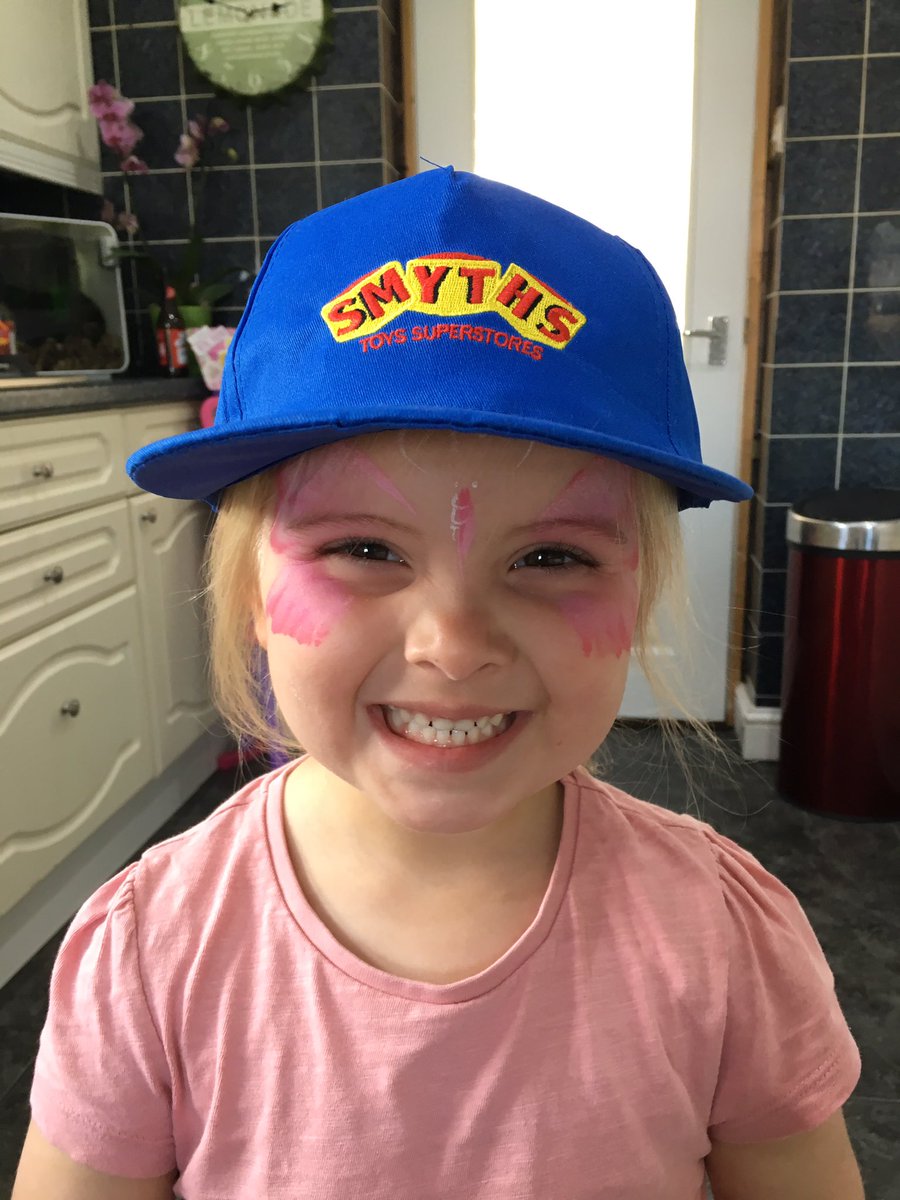 Ireland30L's tweet photo. Thanks @SmythsToysUK Had a fab opening day at Hedge End 👍🏼👍🏼 #happy3yrold #facepaint #freebies https://t.co/Djk50H1FaS