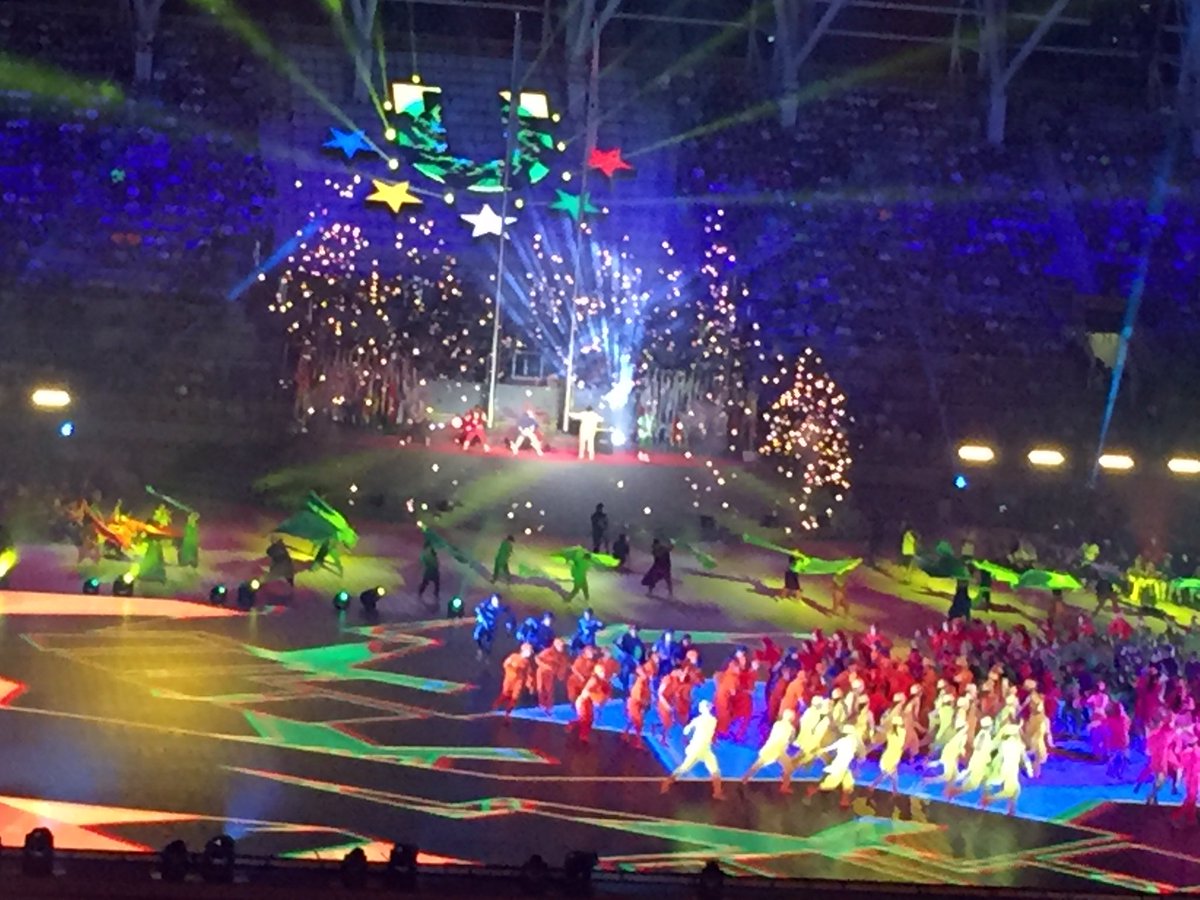 AusOfficeTPE's tweet photo. Taipei is now rocking it at the #SUTaipei2017 Universiade opening ceremony! CR @AUSUniroos @FISUnetwork https://t.co/ioFDJUFipY