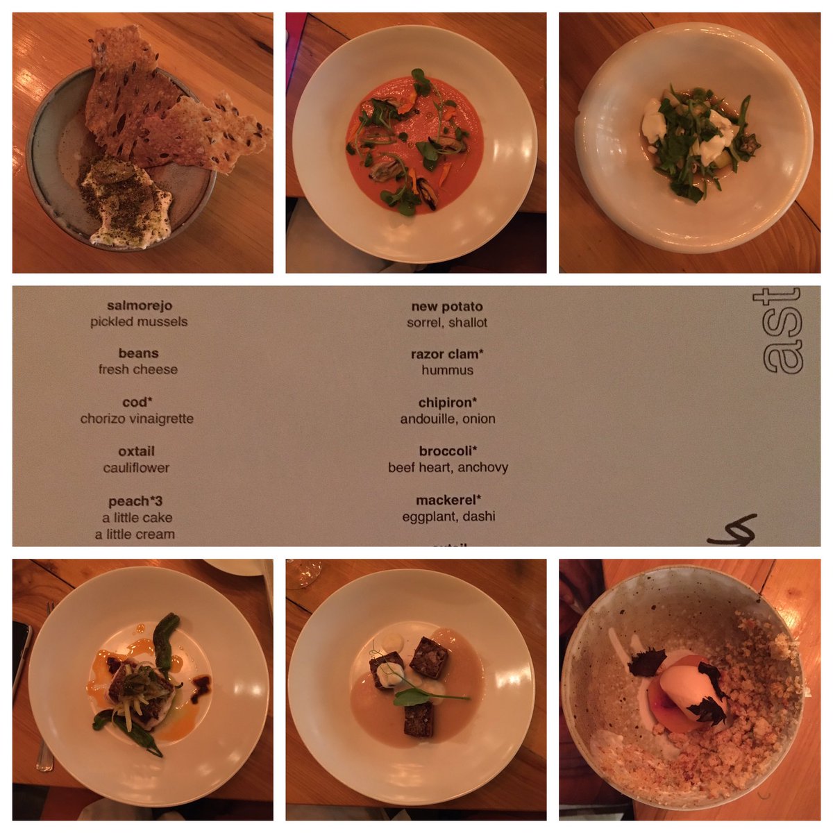 Bahia_Taberna's tweet photo. Menรบ de cinco platos/ five courses menu #colabo #fivecourses #tastingmenu #astaboston #astabahia #yeah #good #nonstop #amazing #nonstopfun https://t.co/m2qngr8PHj