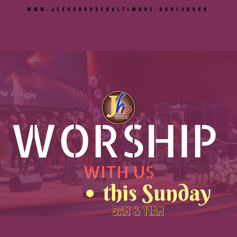 JesusHouseBalt's tweet photo. Are you ready to be #blessed! Then you need to be at JHB this Sunday for any of our 2 services: 9AM &amp;11AM. #JHB2.0 #GodAlwaysShowsUp #DMV https://t.co/6aGvMRJD1c