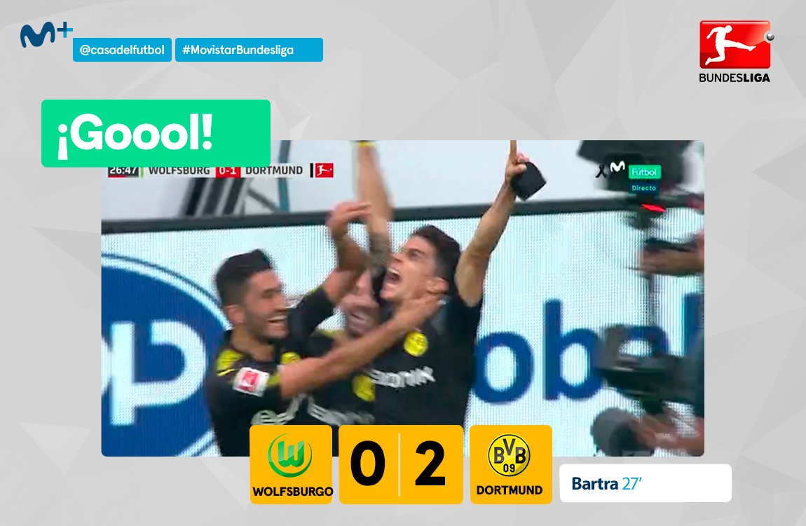 MovistarFutbol's tweet image. En ocasiones, el fútbol es maravilloso. #MovistarBundesliga
Hoy le da a Bartra la oportunidad de brindar su gol a las víctimas de Barcelona