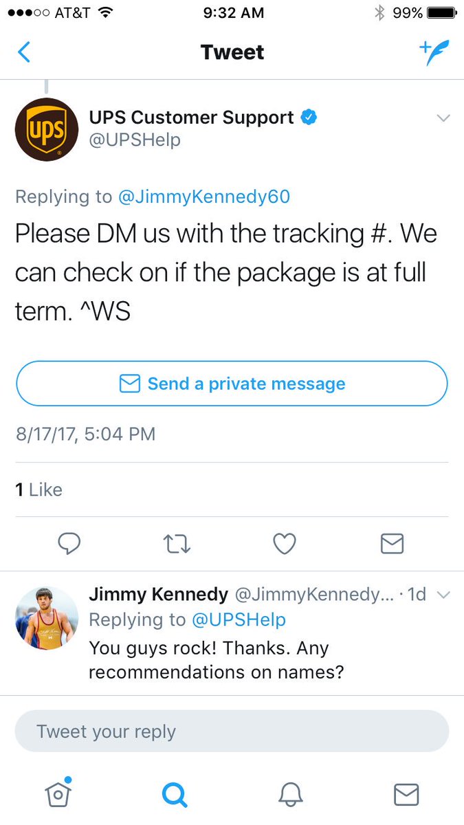 JasonKatz999's tweet photo. This is why I love @JimmyKennedy60. Congrats to two of my favorite people, Jimmy and @lanedogmilli, on their package being delivered today https://t.co/hNp6598TWz