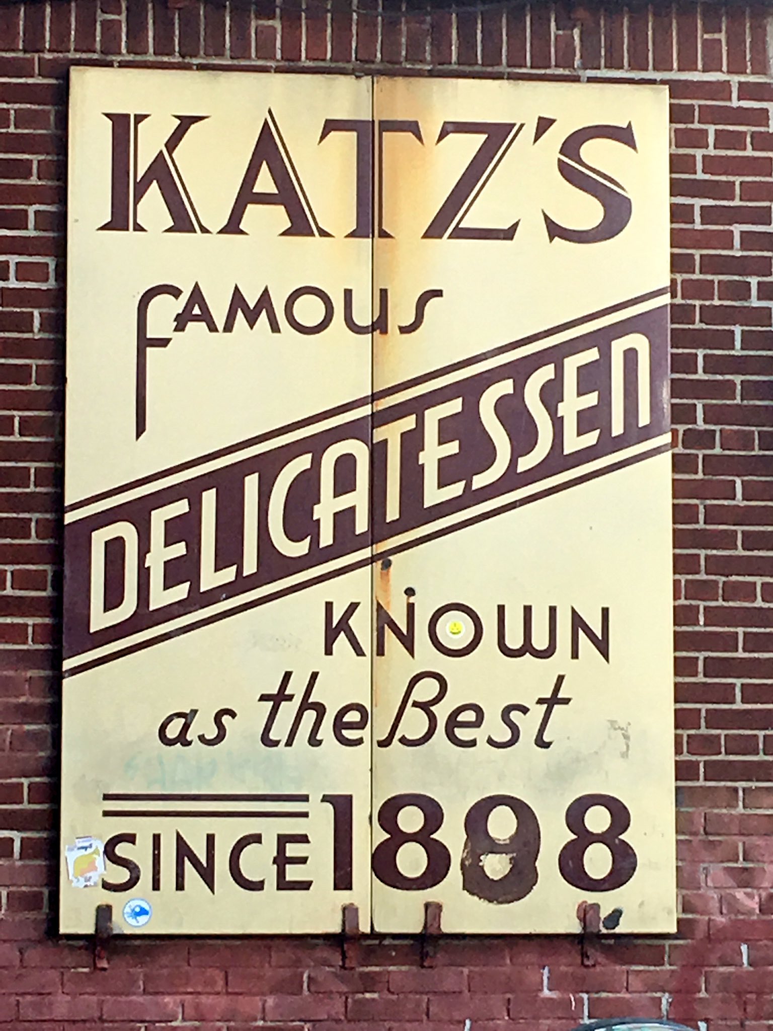 Richard S. Frazer on Twitter "Katz's Delicatessenstukel/knoblewurst