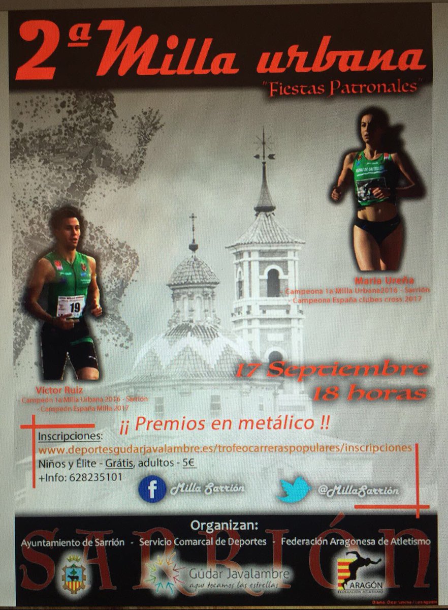 II @MillaSarrion (Teruel). Espectáculo asegurado. No os lo perdáis. Inscripciones en <a href="/scdgj/">Dxt Gudar Javalambre</a>. ¡¡Os esperamos a tod@s!! #Sarrión