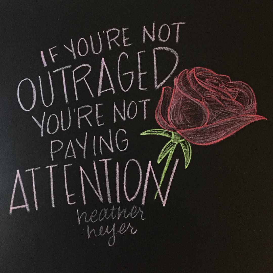 womensmarch's tweet image. We commit to continuing the struggle #HeatherHeyer died for, one week ago today in #Charlottesville, VA. #SignOfResistance

Art: Sara Celano