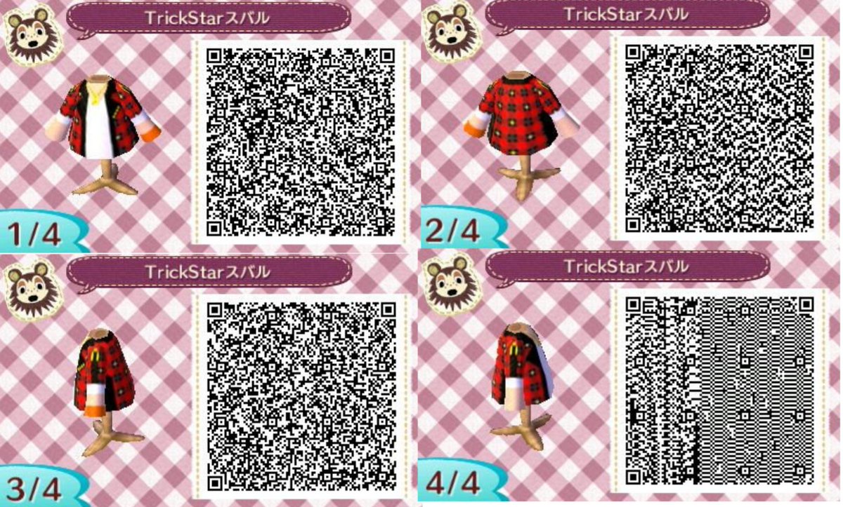 どうぶつの森 マイデザインqrコード どうぶつの森 マイデザインqrコード