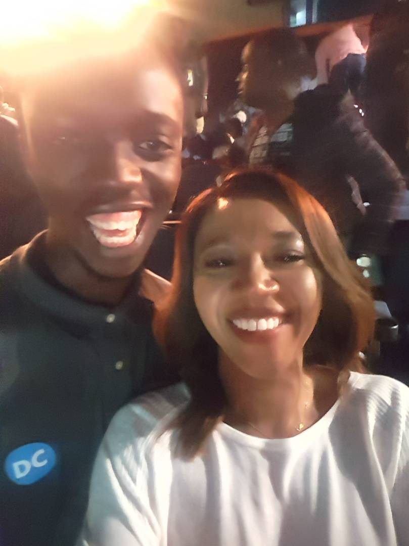 osioke's tweet image. After the picture, she asked "Why should I be finer than her in the picture." #SelfieWithaStranger  #TEDxYaba17