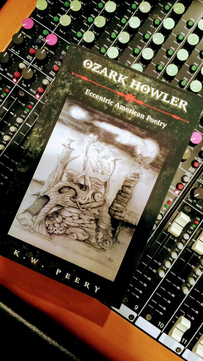 Big thanks to <a href="/KWPeery/">K.W. Peery</a> for early copy of his latest collection "Ozark Howler"-look for it in stores in October! #mopoet #ozarkpoet