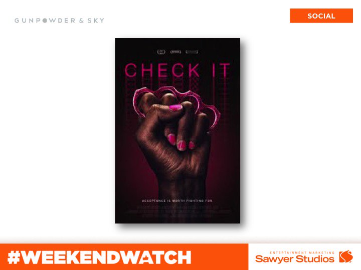 SawyerStudios's tweet image. Sit back on your couch and watch this week’s #weekendwatch pick @GunpowderSky’s film @CheckItFilm - now available on @iTunes!