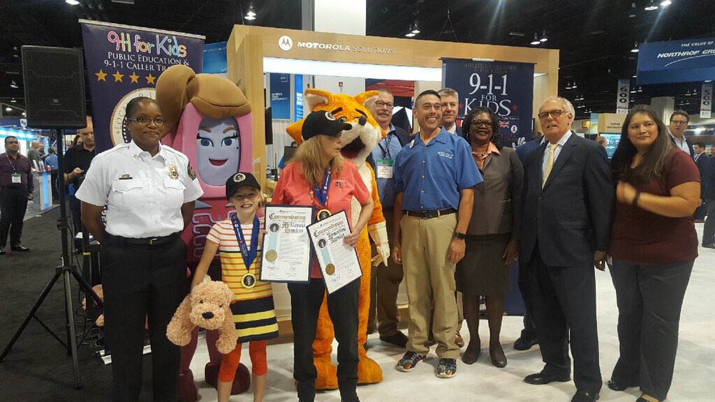 elisekim's tweet photo. Congratulations to the 2017 9-1-1 Heroes honored at the APCO  conference in Denver, Colorado by Motorola &amp; 9-1-1 for Kids! https://t.co/IMU0OmYfqT