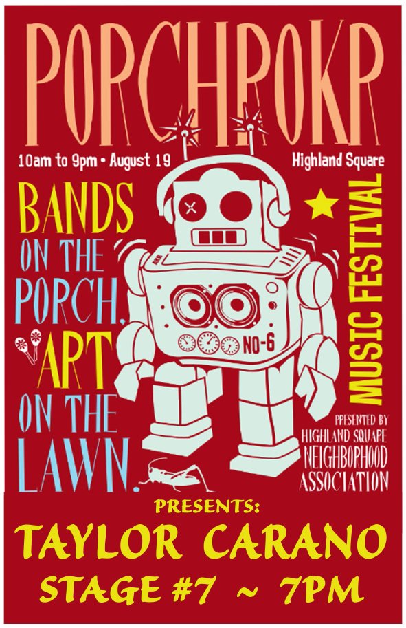Highland Square Porch Rokr Festival today with <a href="/madisoncummins/">Madison Cummins</a>!! Come get some. Stage #7 @ 7pm <a href="/HSNAporchrokr/">Highland Square</a> #AkronMade
