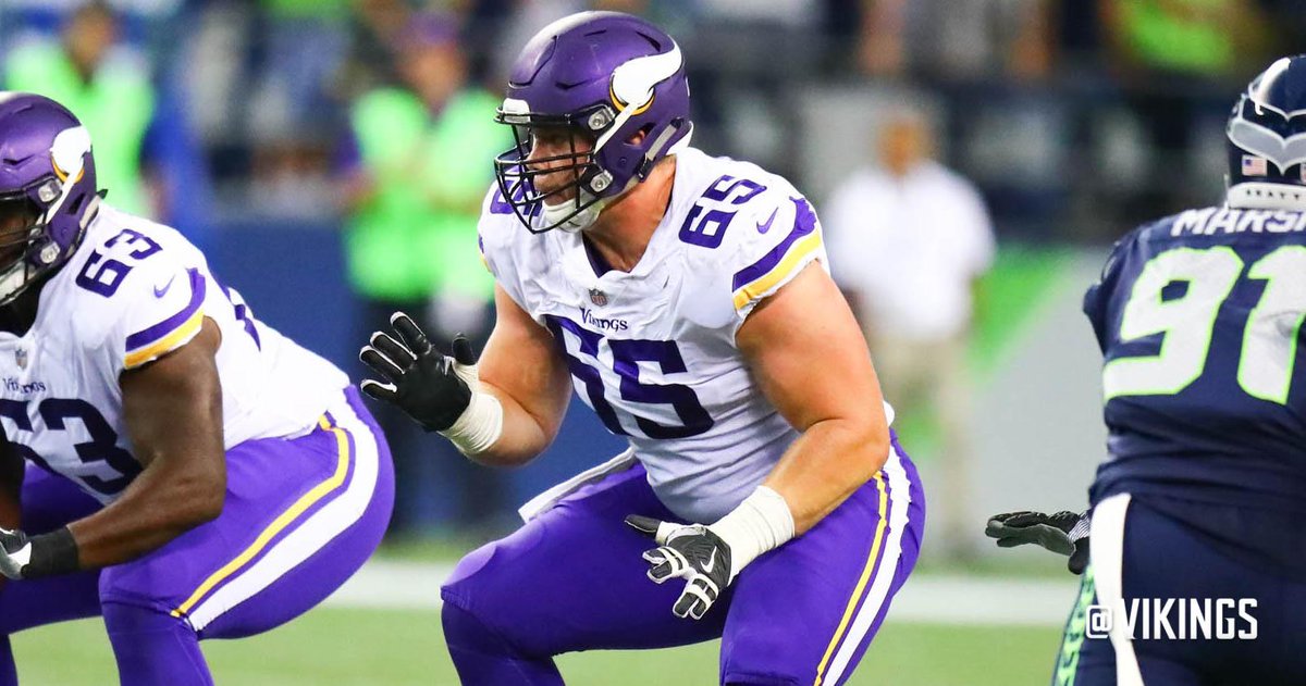 The #Vikings shuffled offensive line had a strong showing last night in Seattle.  📰: mnvkn.gs/SkD4dj https://t.co/pTuIy9MzII