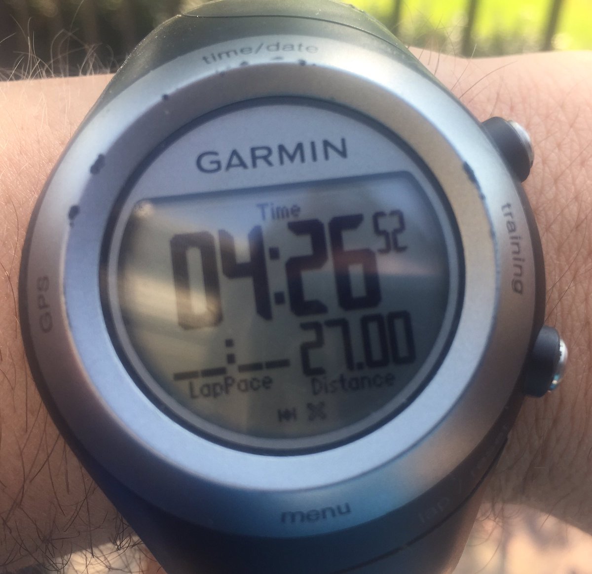 That's a big training run! 27 miles and about 4,000 calories later I am ready to go drive some flu shots! #R96FluFighters <a href="/abcaskey_tony/">Tony Caskey</a>